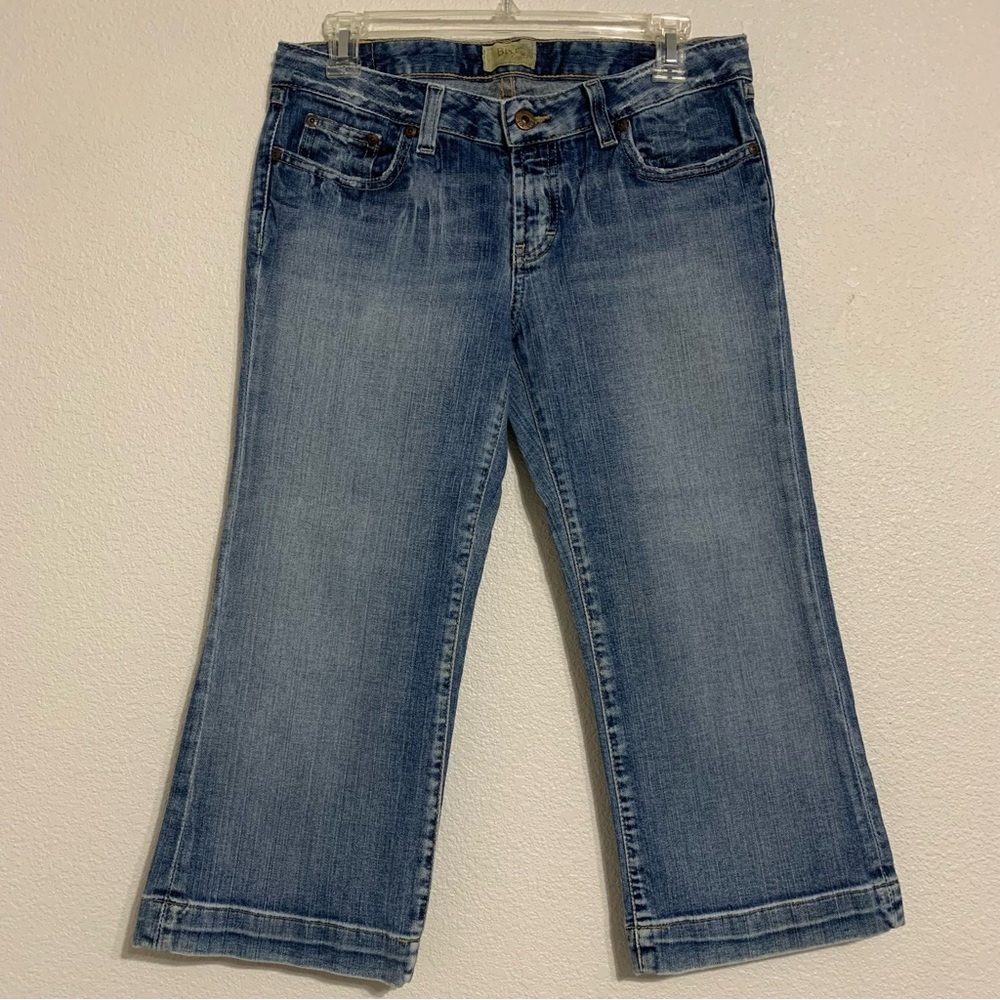 BKE Cropped Denim Jeans Distressed Size 29